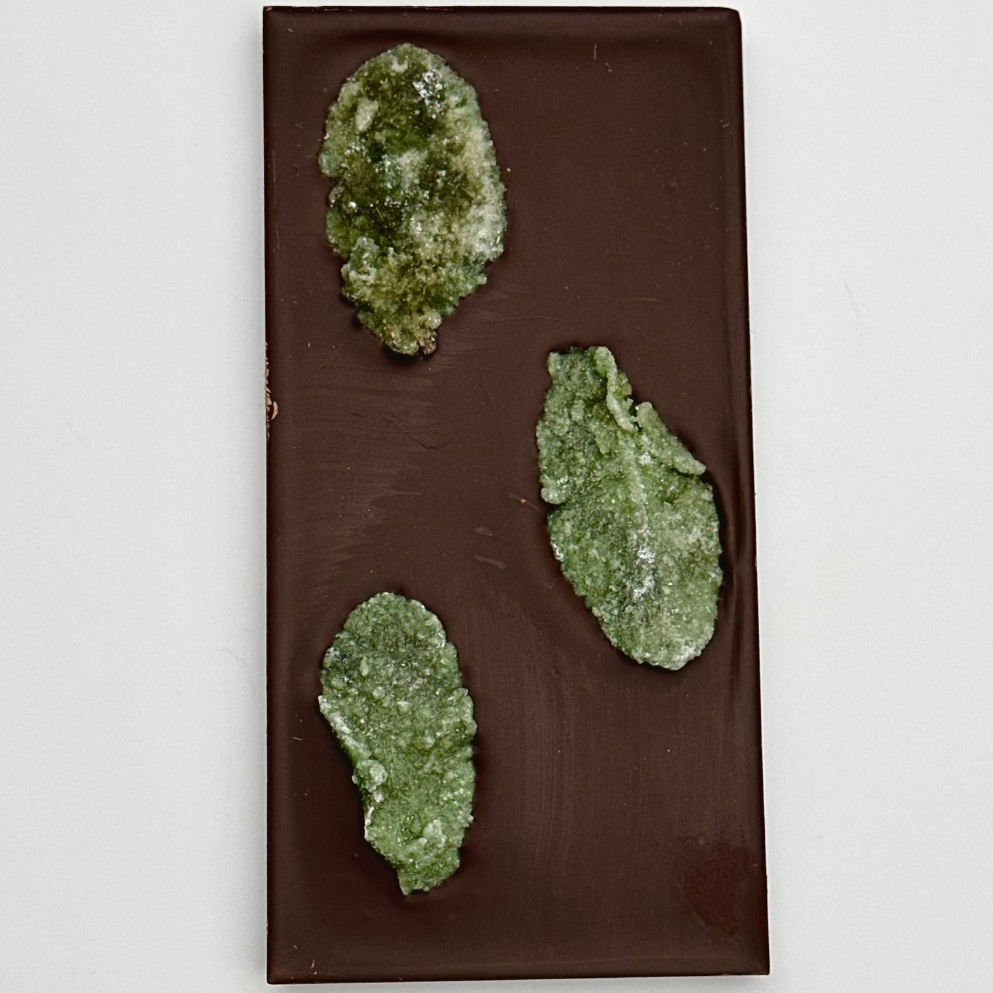 Dark Chocolate Crystallised Mint Crunch Bar