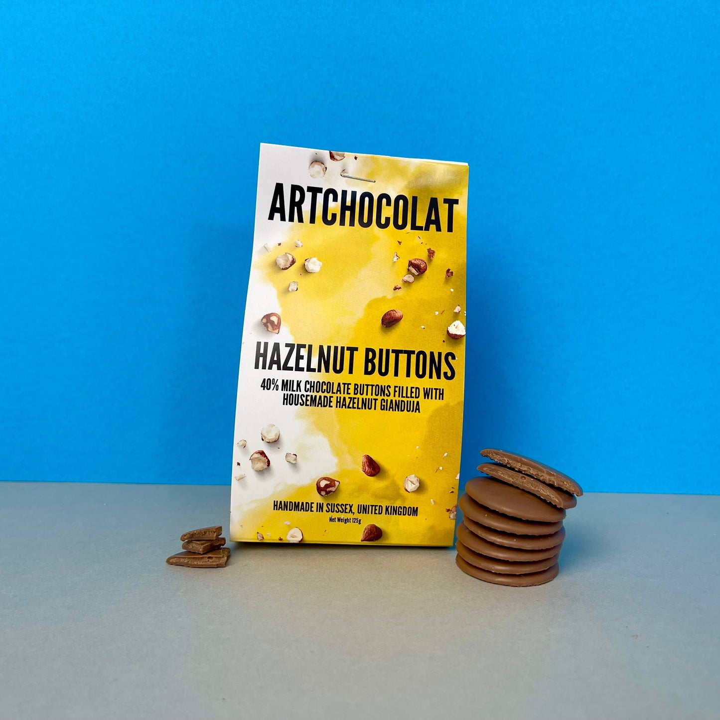 Hazelnut Milk Chocolate buttons