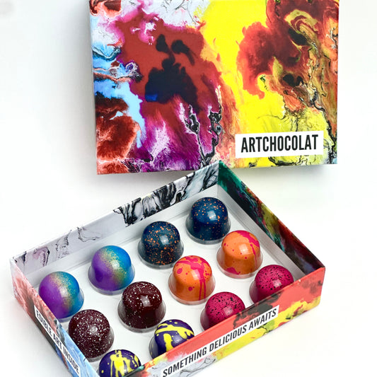 Fruchtige Sammelbox – 12 Pralinen
