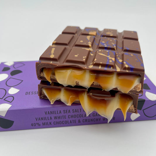 Caramel Vanilla Crunch Dessert Bar