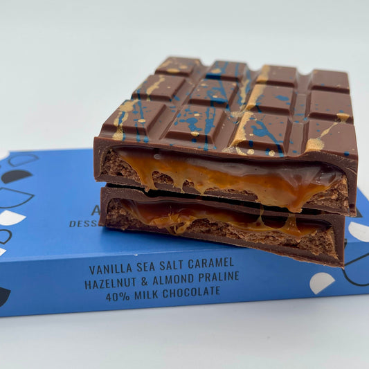 Caramel Praline Dessert Bar