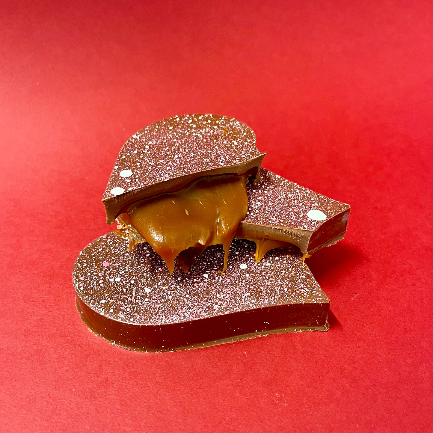 Milk Chocolate Caramel Heart