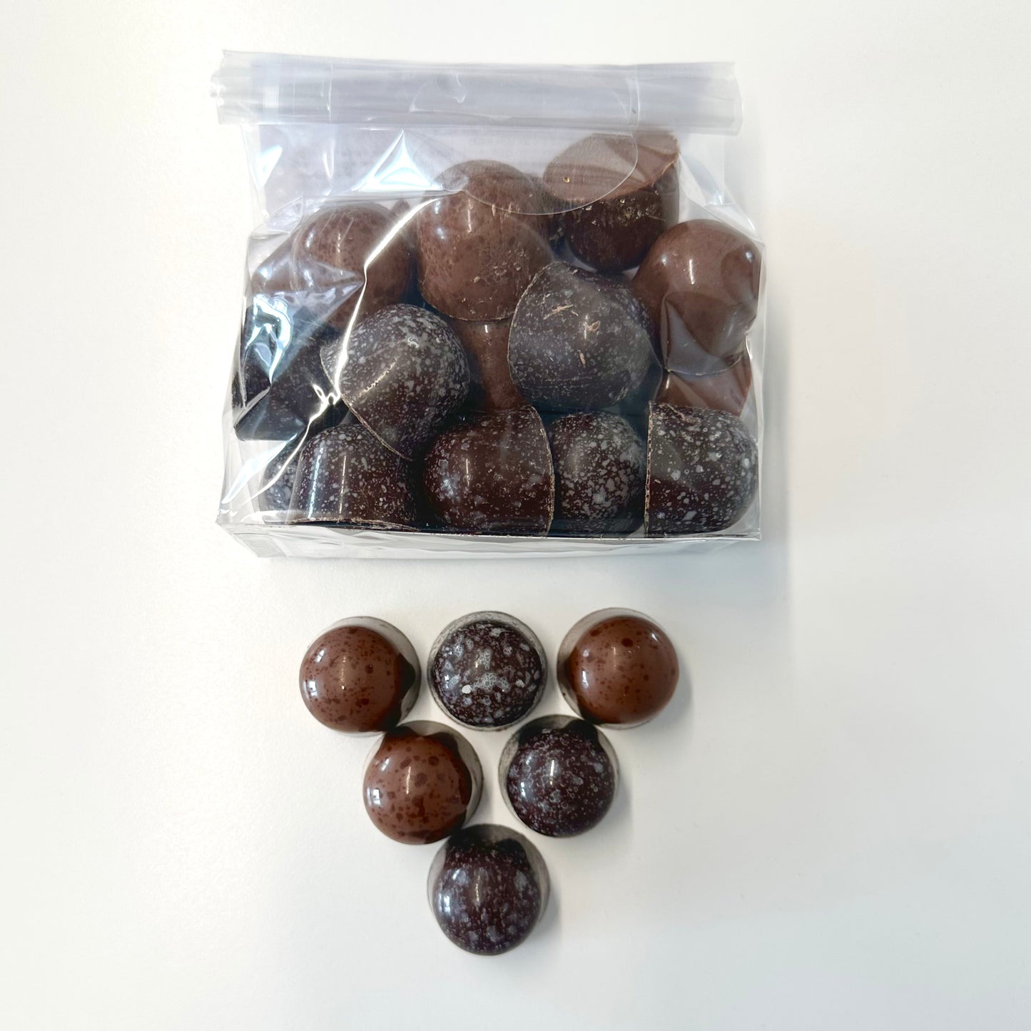 Caramel Latte AND 85% Dark Chocolate Ganache Reject Bag