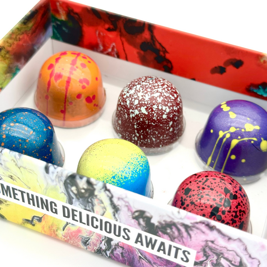 Fruchtige Sammelbox – 6 Pralinen