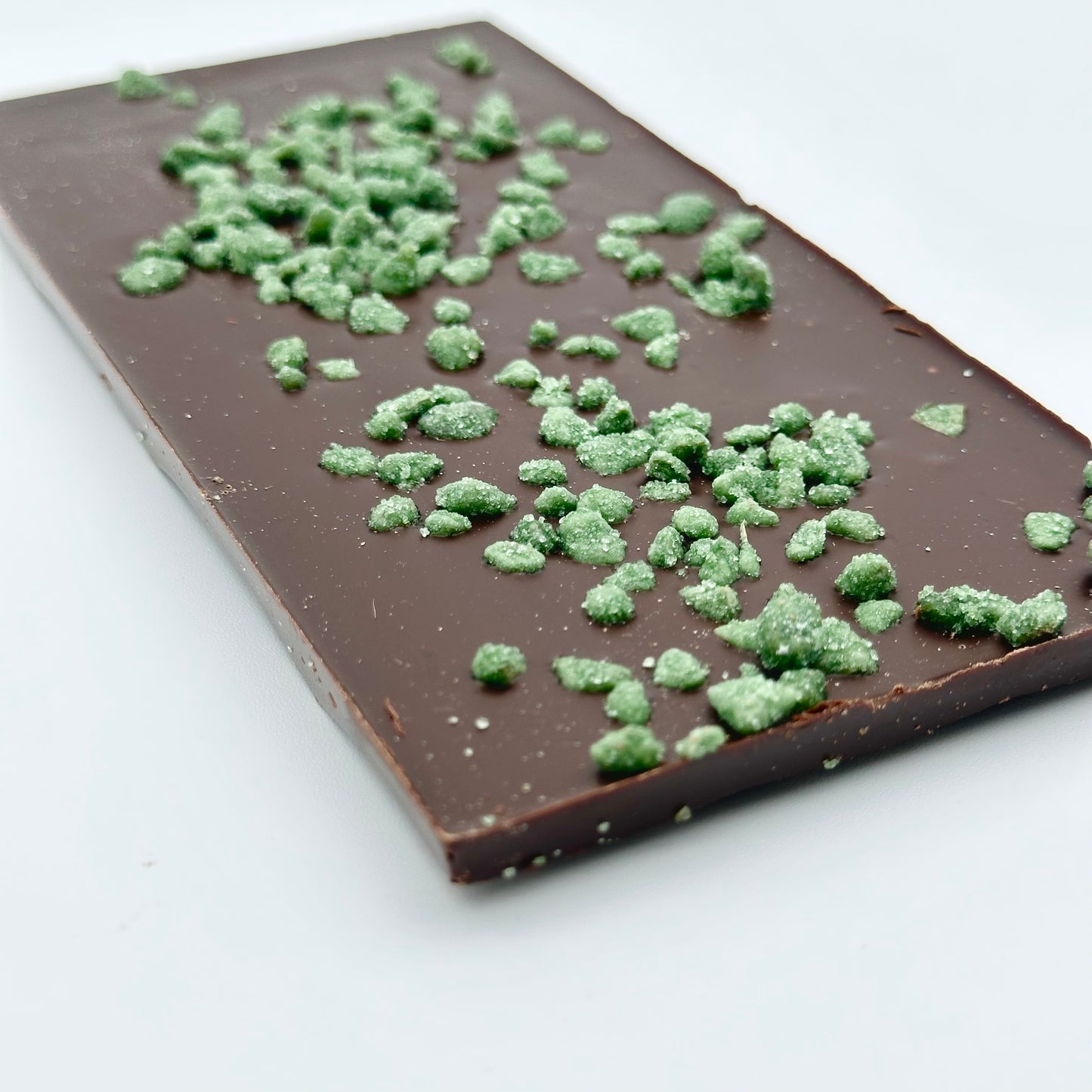 Dark Chocolate Crystallised Mint Crunch Bar