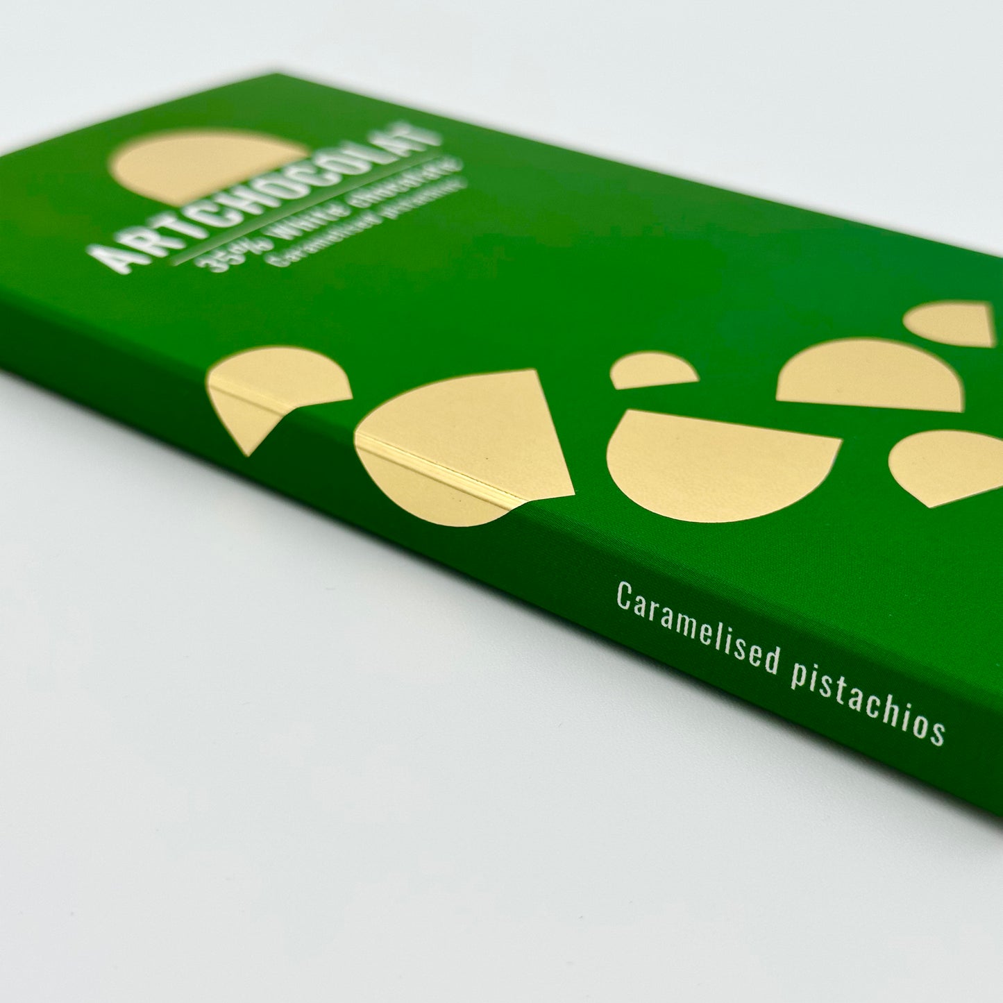 Caramelised Pistachio White Chocolate Bar
