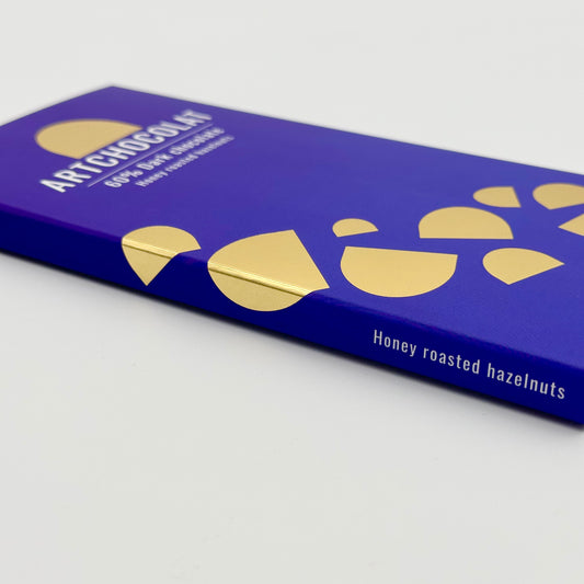 Dark Chocolate & Honey Roasted Hazelnut Bar