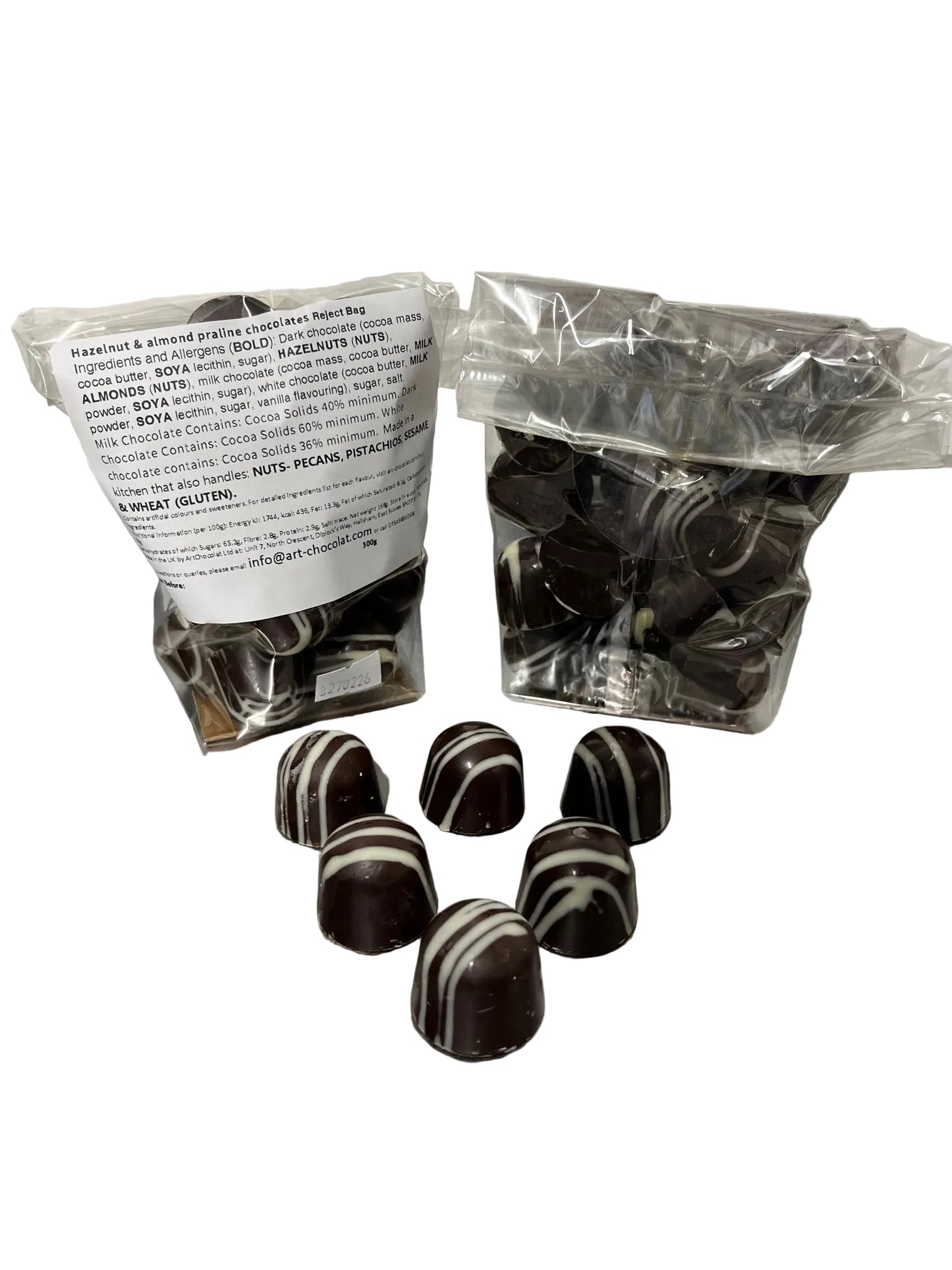 Dark Hazelnut & Almond Praline Reject Bag