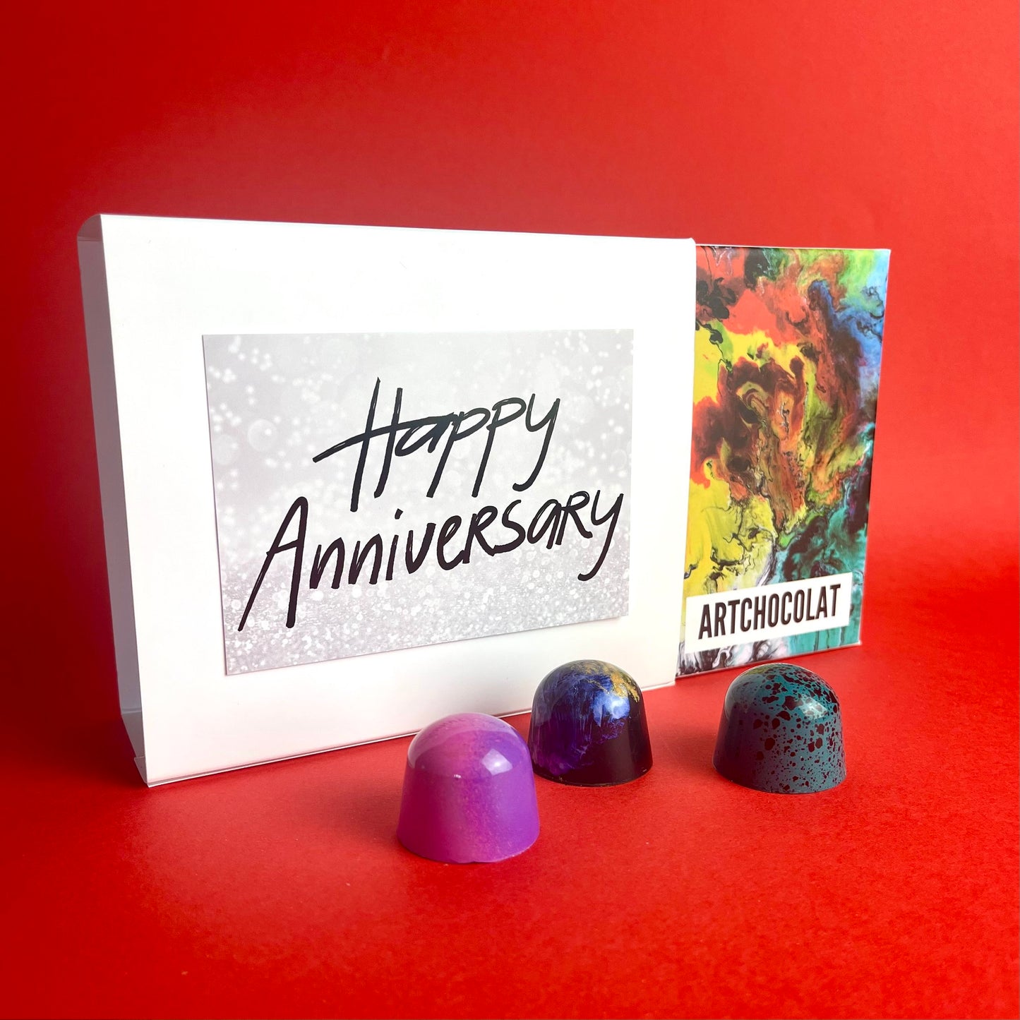 Caja Feliz Aniversario - 6 Chocolates